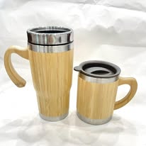 Cốc tre xanh có quai