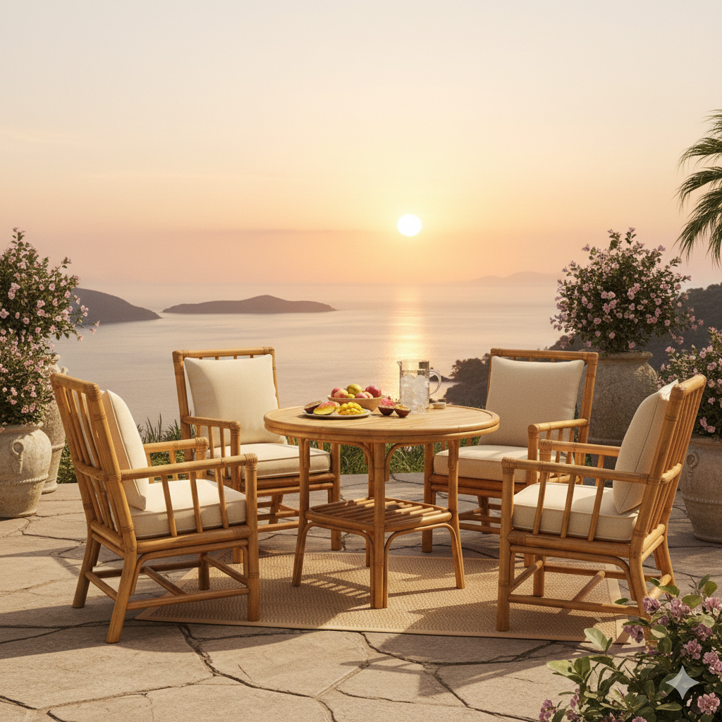 Mua bàn ghế tre ở TPHCM