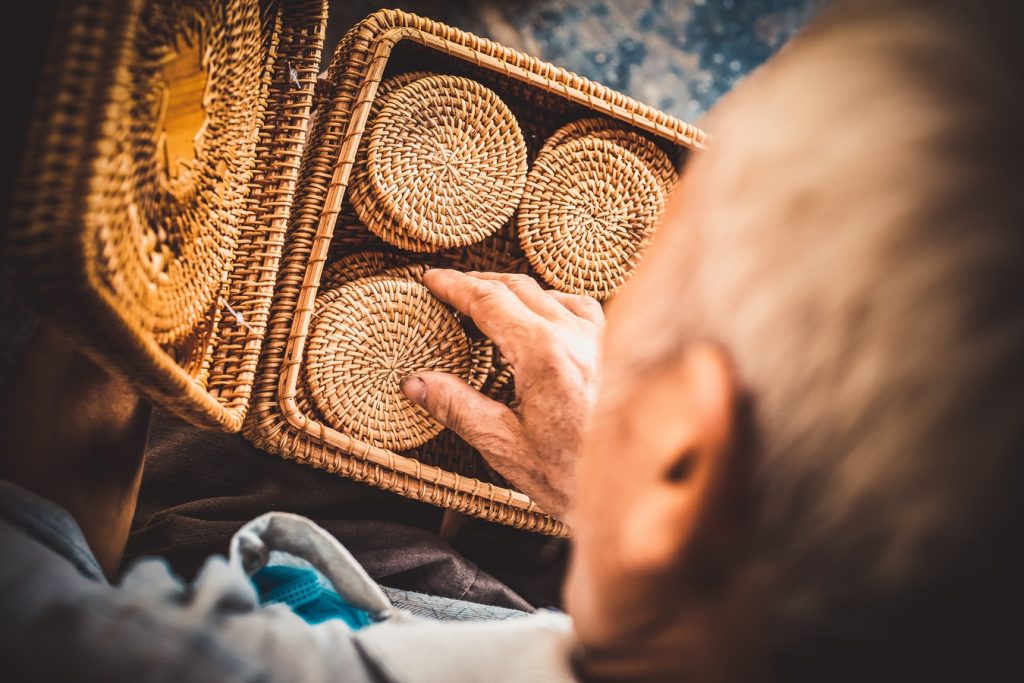 Ứng dụng sản phẩm của làng nghề mây tre đan ở Hà Nội